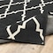Homeroots 9 x 13 ft. Black & Ivory Trellis Indoor & Outdoor Area Rug 389537 - alternate 4